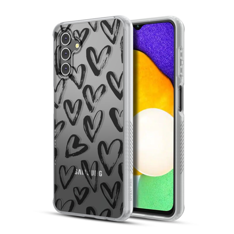 Samsung Galaxy A13 5G / (4G) MyBat Pro Mood Series Case - Black Hearts (1105871)