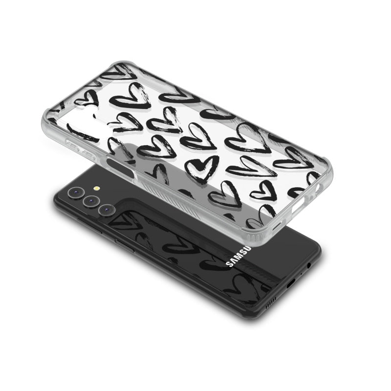 Samsung Galaxy A13 5G / (4G) MyBat Pro Mood Series Case - Black Hearts (1105871)