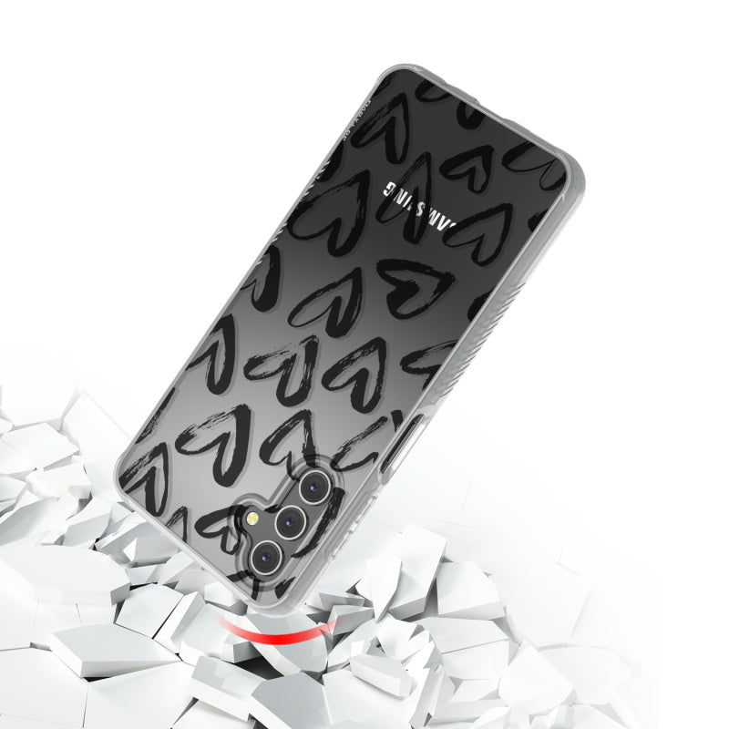 Samsung Galaxy A13 5G / (4G) MyBat Pro Mood Series Case - Black Hearts (1105871)
