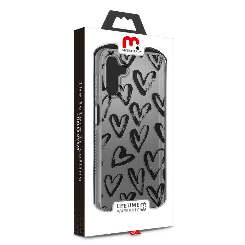 Samsung Galaxy A13 5G / (4G) MyBat Pro Mood Series Case - Black Hearts (1105871)