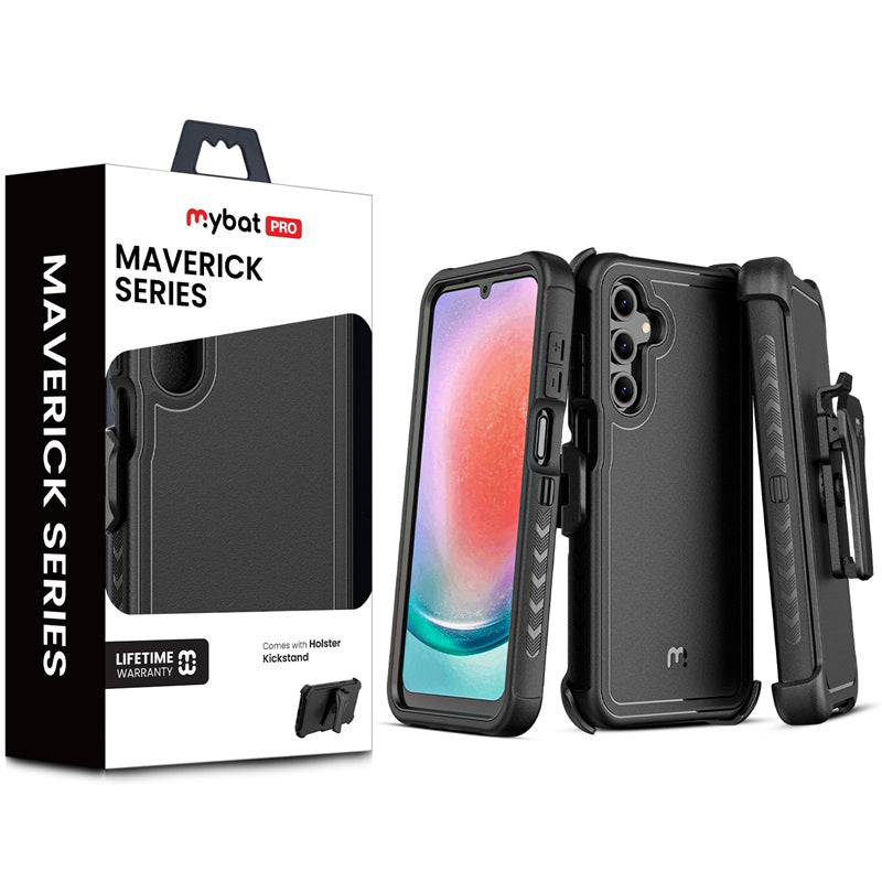 MyBat Pro Maverick Series Case w/ Holster for Samsung Galaxy A16 5G - Black (1102570)
