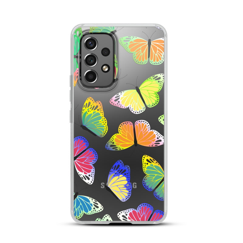 Samsung Galaxy A53 5G MyBat Pro Mood Series Case - Neon Butterflies (1103520)
