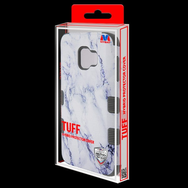 SAMSUNG GALAXY J2 PURE MYBAT TUFF HYBRID PROTECTOR COVER - WHITE MARBLING / IRON GRAY (722)