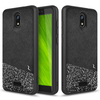 CRICKET ICON SMARTPHONE ZIZO STELLAR Series Cricket Case (Black) (4187)