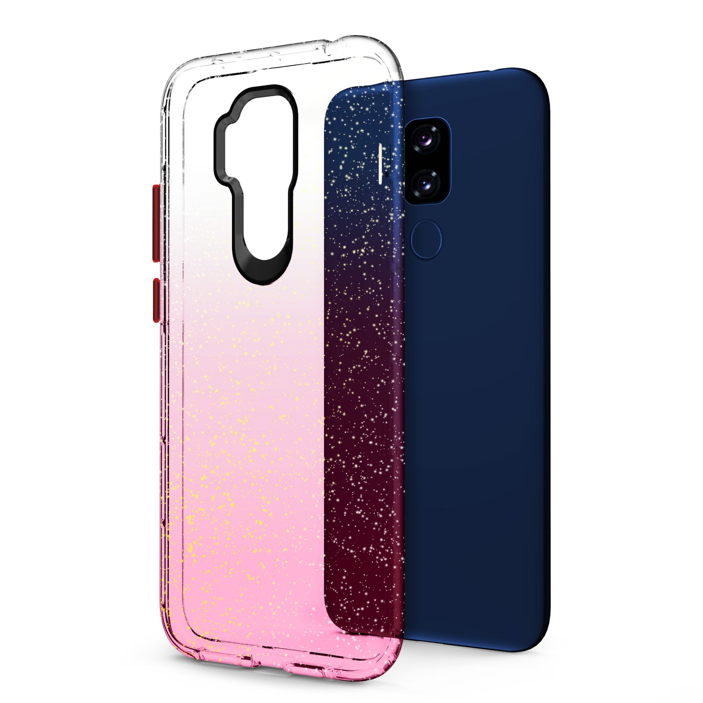 CRICKET INFLUENCE ZIZO SURGE SERIES CASE - PINK GLITTER (110370)