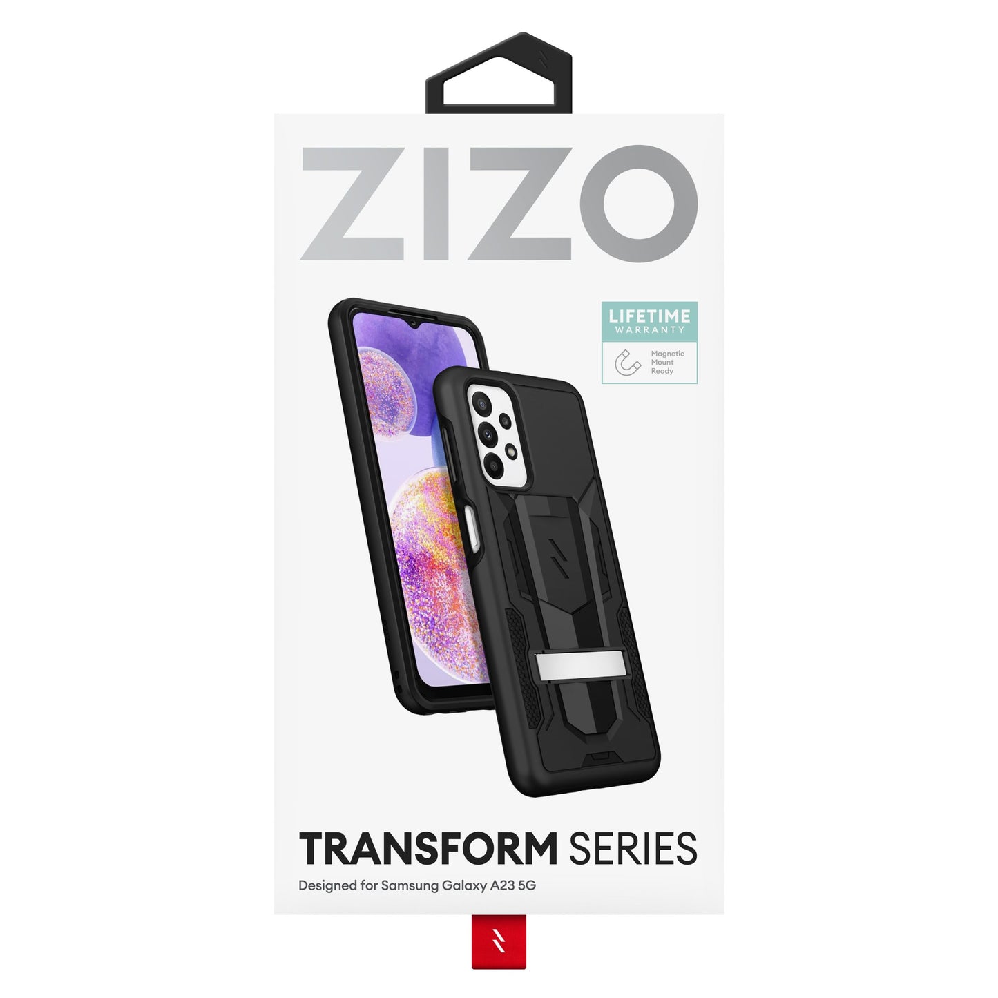 SAMSUNG GALAXY A23 5G ZIZO TRANSFORM SERIES CASE - BLACK (1104834)
