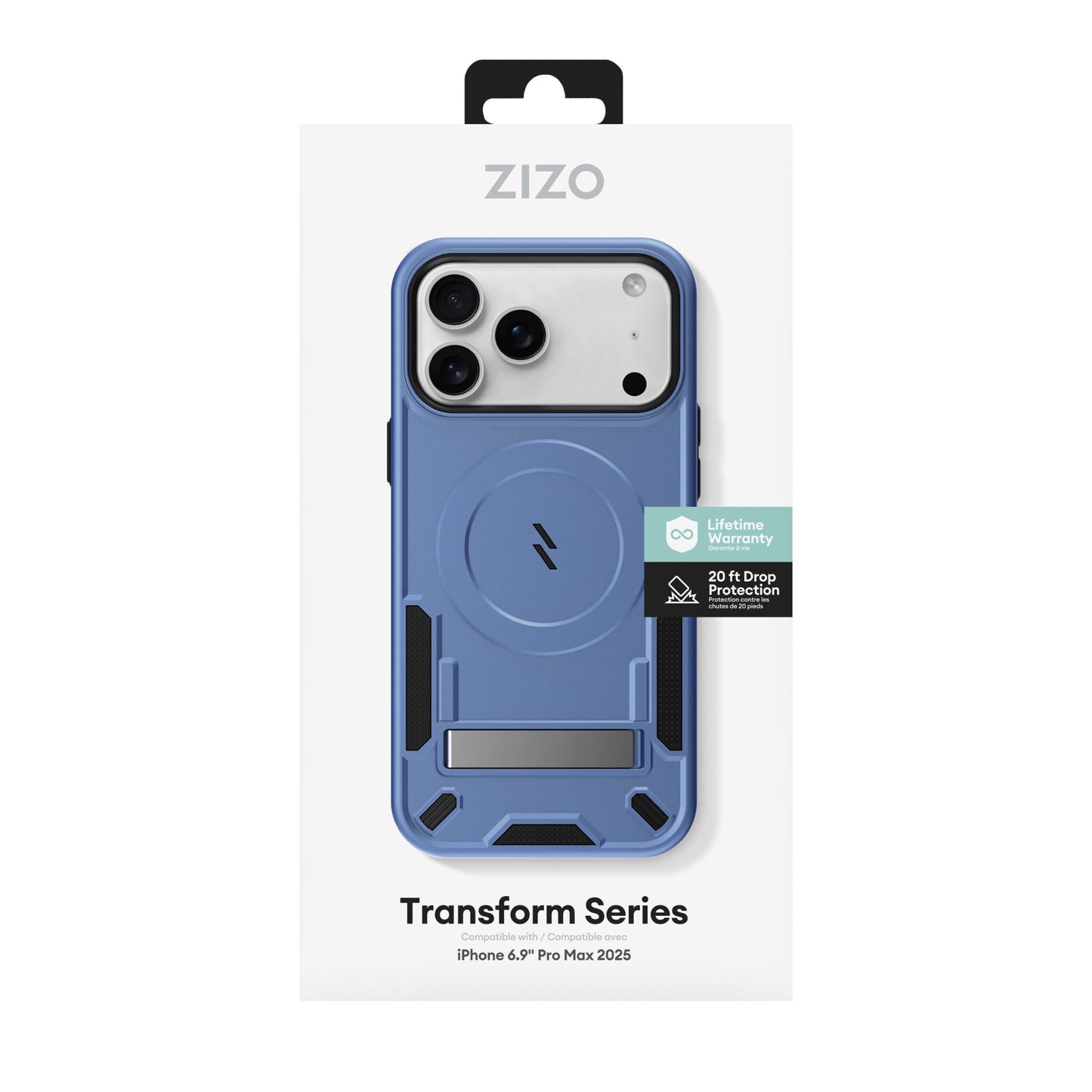 ZIZO TRANSFORM Series iPhone 17 Pro Max MagSafe Case - Blue (1103195) (MSRP $59.99)