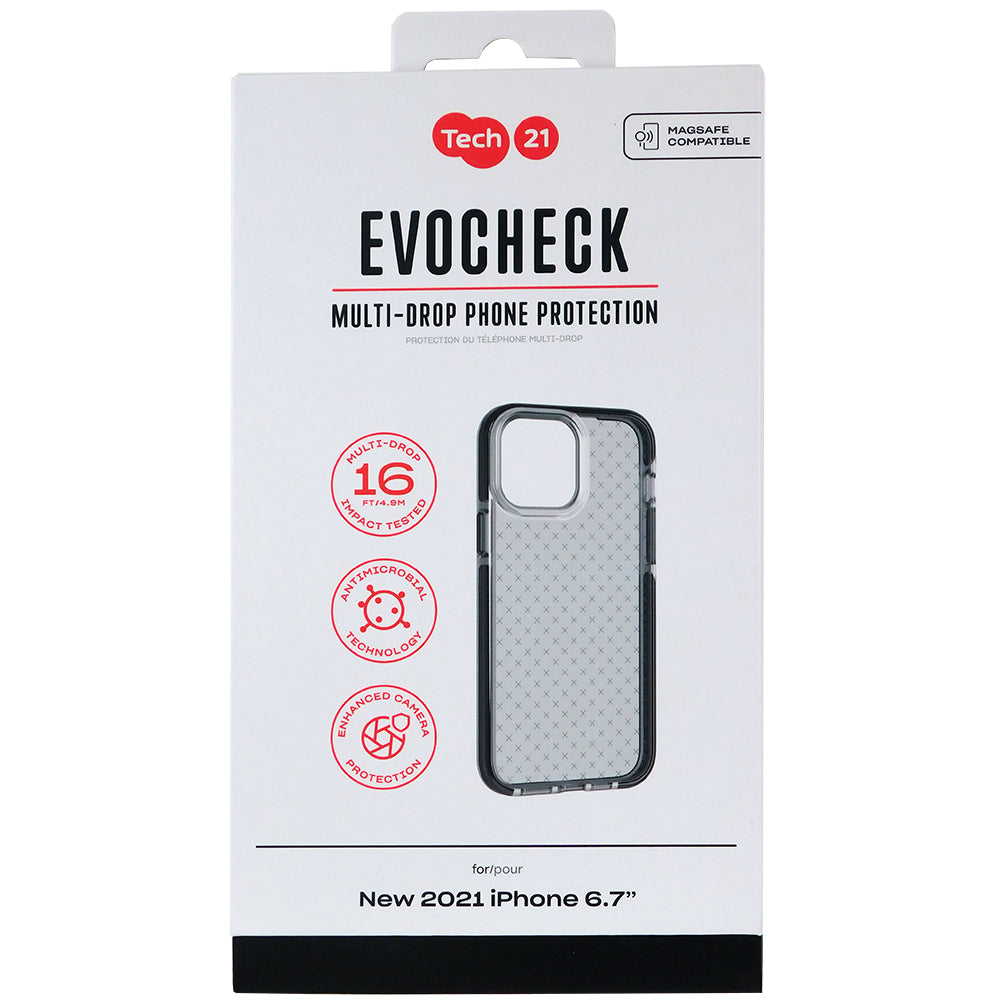 APPLE IPHONE 13 PRO MAX TECH21 EVO CHECK CASE - SMOKE BLACK (1102644)