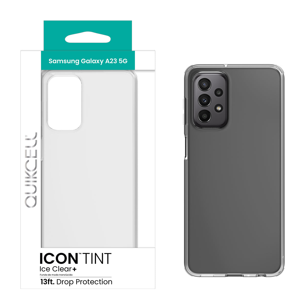 Samsung Galaxy A23 5G QUIKCELL ICON TINT Transparent Case - ICE (1104823)