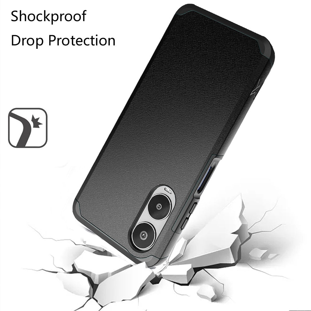 Cricket Icon 6 Tough Strong Hybrid + Tempered Glass - Black (1107166)