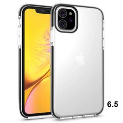 Apple iPhone 11 PRO MAX 6.5" U7 TOUGH HYBRID CASE - BLACK (4221)