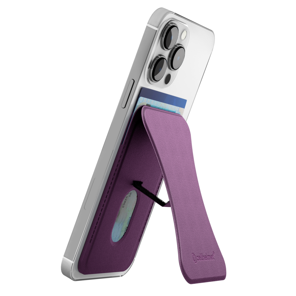 MagSafe Compatible Wallet with Kickstand - Lilac Blossom Purple ( 1107872) (MSRP $49.99)