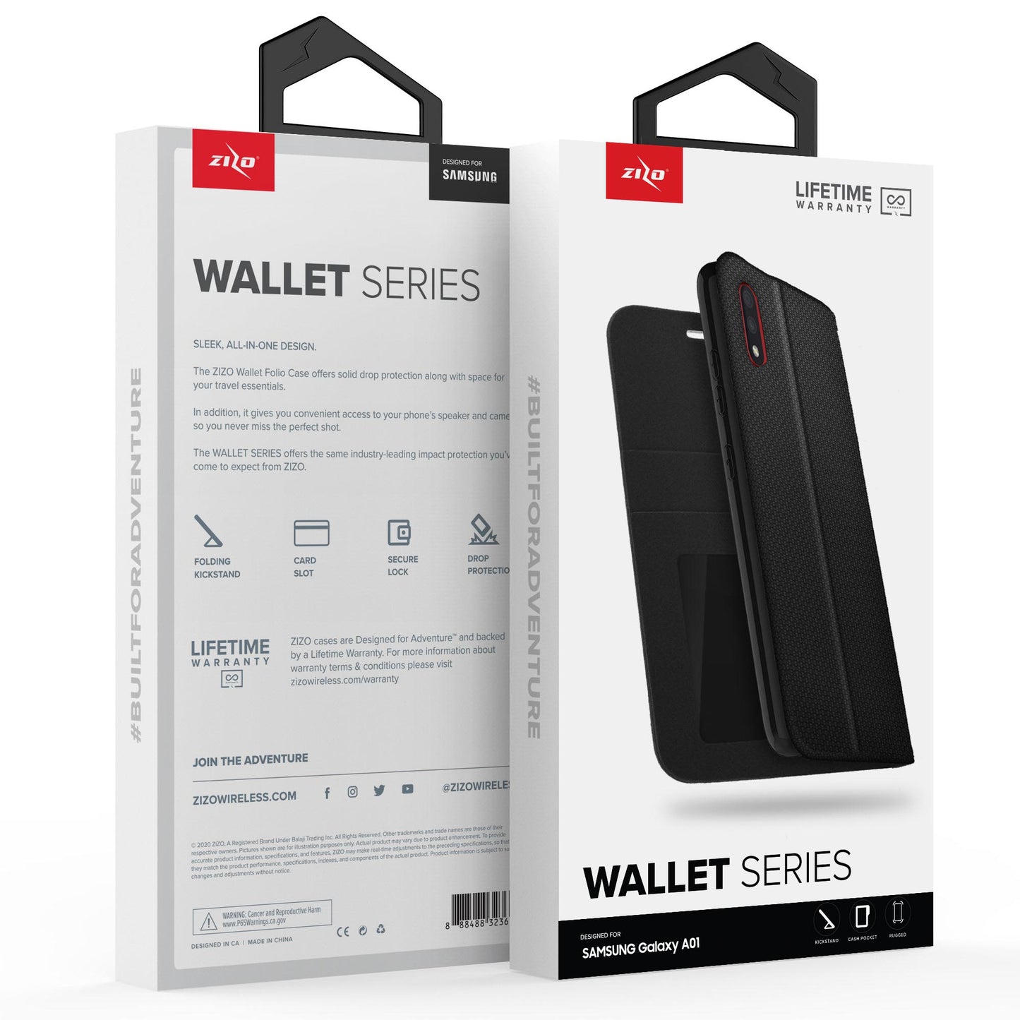 SAMSUNG GALAXY A11 ZIZO WALLET SERIES CASE (9986)