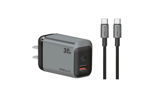 MELLO SURGEMAX X16 ADAPTER 30W TYPE-C BLACK ( 1107940) (MSRP $59.99)