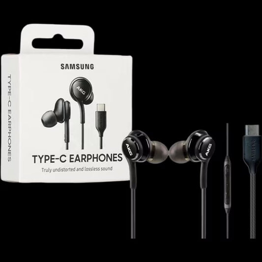 Samsung Galaxy Note10+ 5g AKG Wired Earbuds with Microphone, High-Resolution Audio, Noise-Isolating In-Ear Headphones, Type-C Connector Inline Remote & Volume Control ( 1108081) (MSRP $39.99)