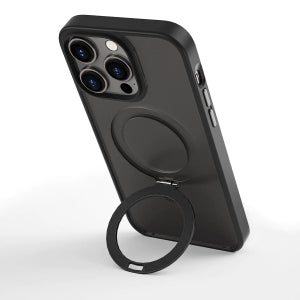WIWU MAGNETIC ANTI-DROP PROTECTIVE CASE WITH STAND FOR IPHONE 14 Pro Max - BLACK (1107344)