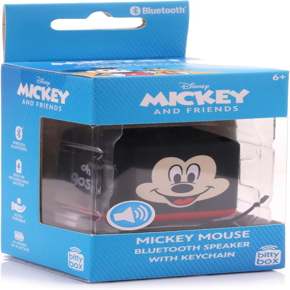 BittyBOX Boomers Disney: Mickey Mouse - Bitty Box 1.3 Inch Keychain Bluetooth Speaker ( 1103521) (MSRP $39.99)