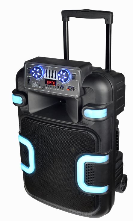 MaxPower 15"DJ WOOFER SPEAKER WITH STAND RECHARGEABLE BATTERY /USD/SD/BLUETOOTH (1102785)