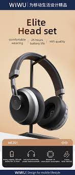 WiWU Elite Headphone Gaming Headset Wireless Headphones HiFi Stereo Audio BT 5.0 (1106598)