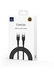 WIWU WI-C017 CONCISE 100W TYPE-C TO TYPE-C CHARGING CABLE 1.2M - BLACK (1106605)