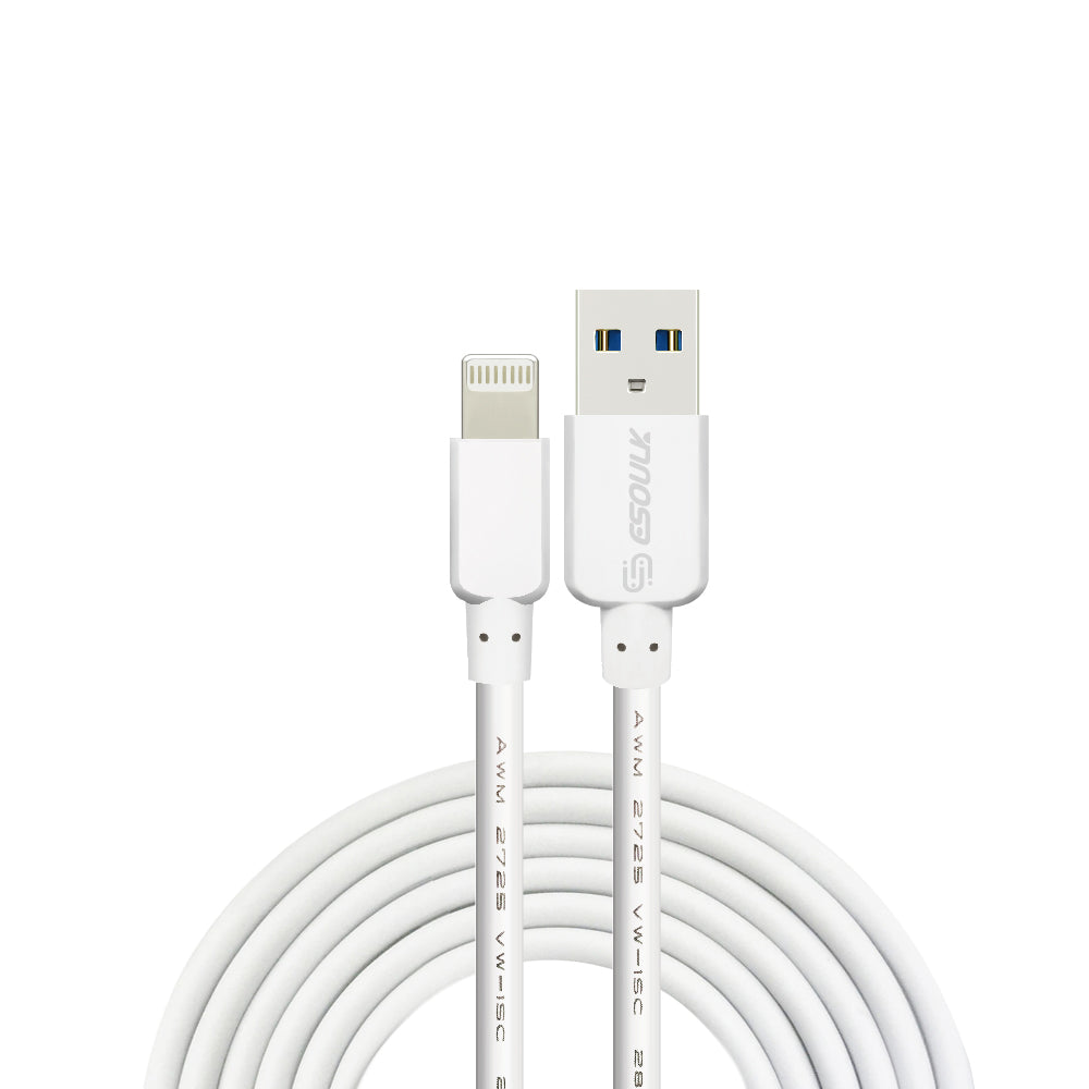 Esoulk High-Quality Copper Wire 5ft Round Cable For 8Pin - White ( 1103511) (MSRP $29.99)