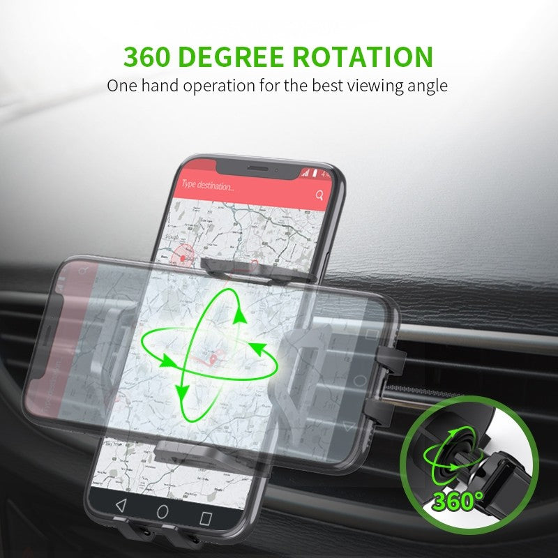 Esoulk One Touch Air Vent Car Mount-Black (1103565)