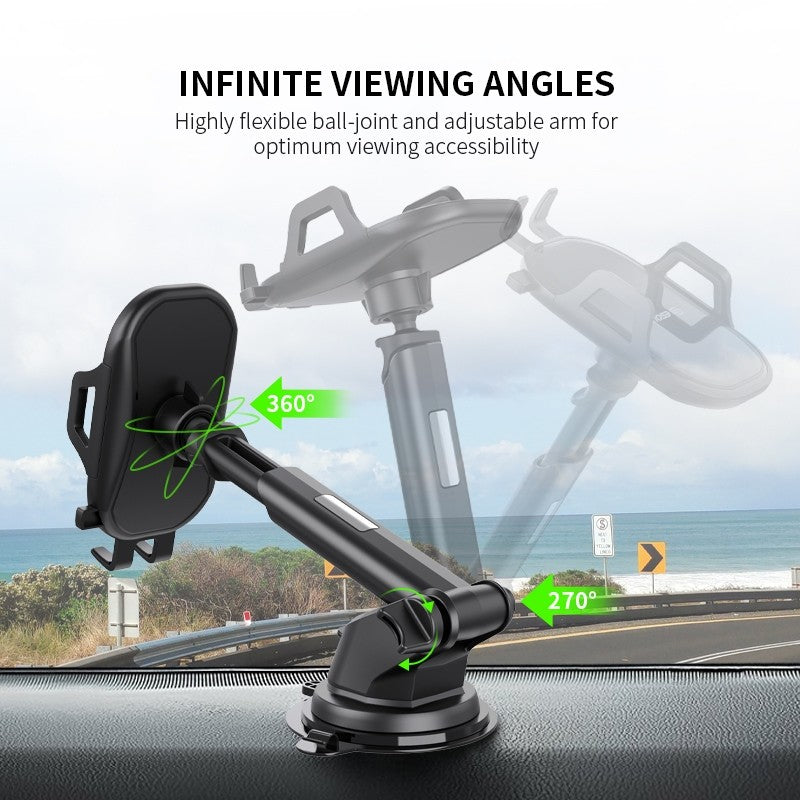 Esoulk Dashboard Car Mount With 3M Adhesive Pad - Black (1102532)