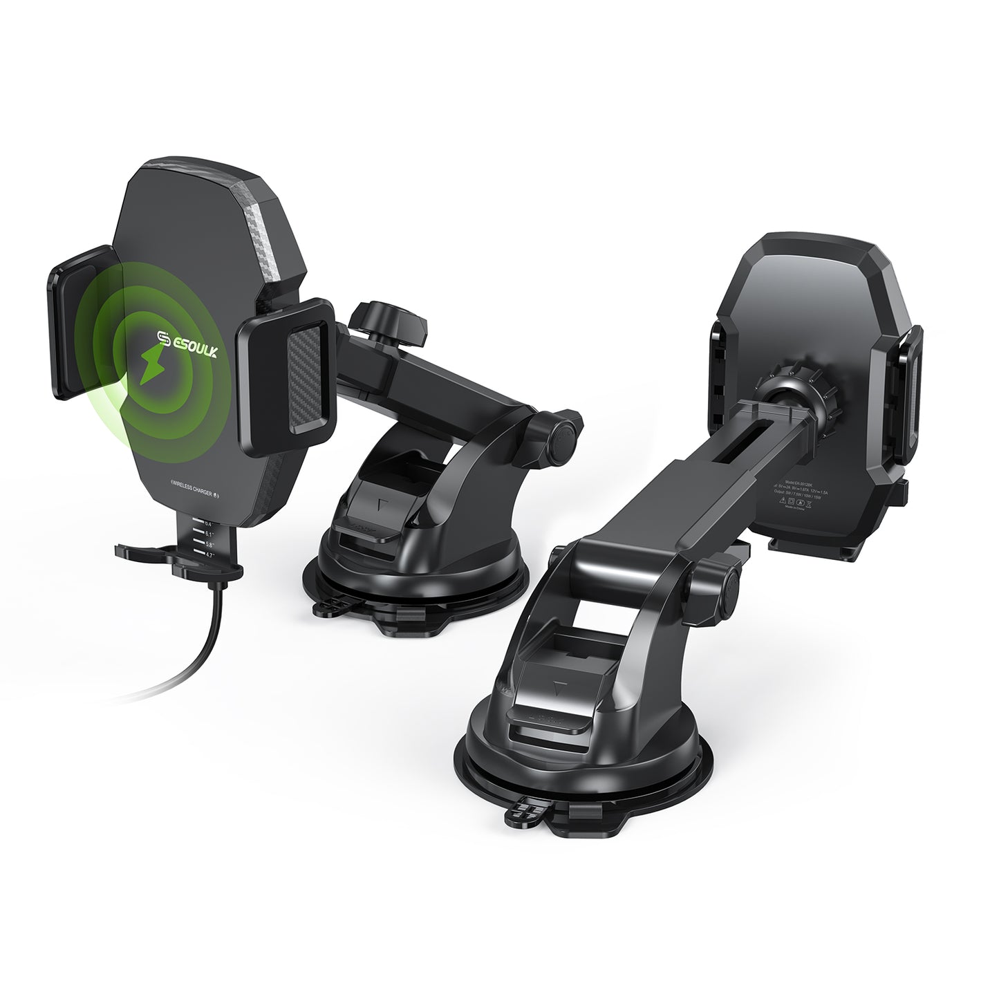 Esoulk 15W Wireless Fast Charging Car Mounts Charger (1107794)