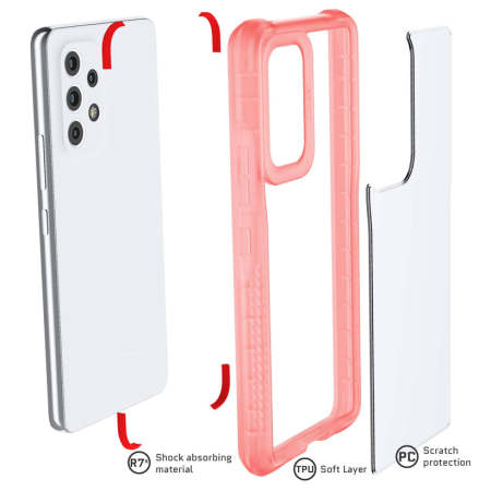 SAMSUNG GALAXY A53 5G GHOSTEK COVERT SERIES CASE - PINK (1103582)