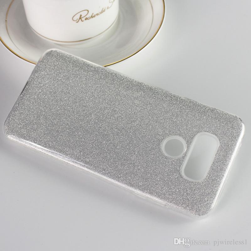 Galaxy J2 Pure TPU+PC Hybrid Shining Bling Glitter Case Protective Cover - Black (588)
