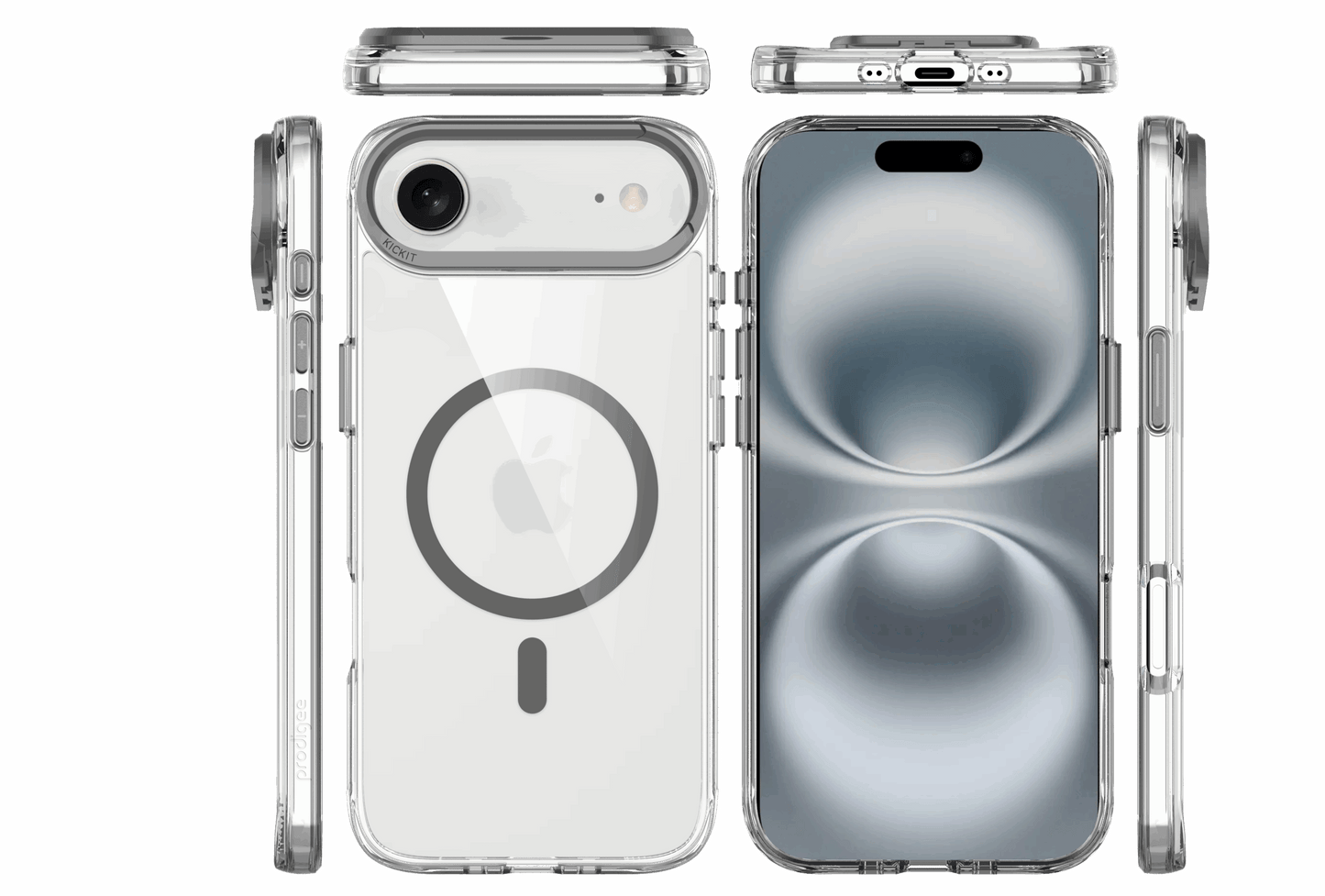 prodigee - iPhone 17 Air: Kick It, Clear ( 1103451) (MSRP $79.99)