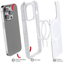 Ghostek iPhone 14 Pro Max Series Protective Clear MagSafe Case COVERT - Clear (1104933)