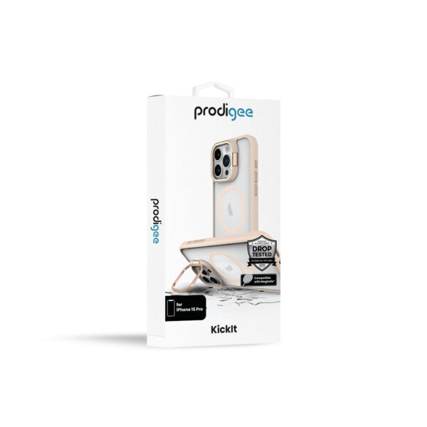 Prodigee iPhone 15 Pro KickIt Super slim and Ultra durable Case - Rose (1106203)
