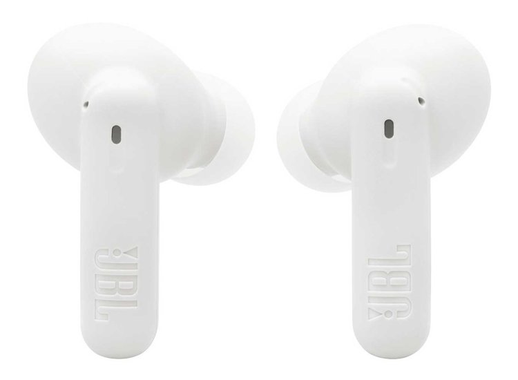 JBL Vibe Beam 2 - True Wireless Noise Cancelling Earbuds Pure Bass Sound & Smart Ambient Technology, 4mics for Crisp, Clear Calls, up to 40Hrs of Playback, IP54 Dust & Water Resistant (WHITE) (1102805)