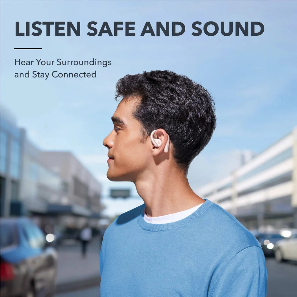 Anker Soundcore Aerofit Open-Ear Headphones W/ Hook - White (1102707)