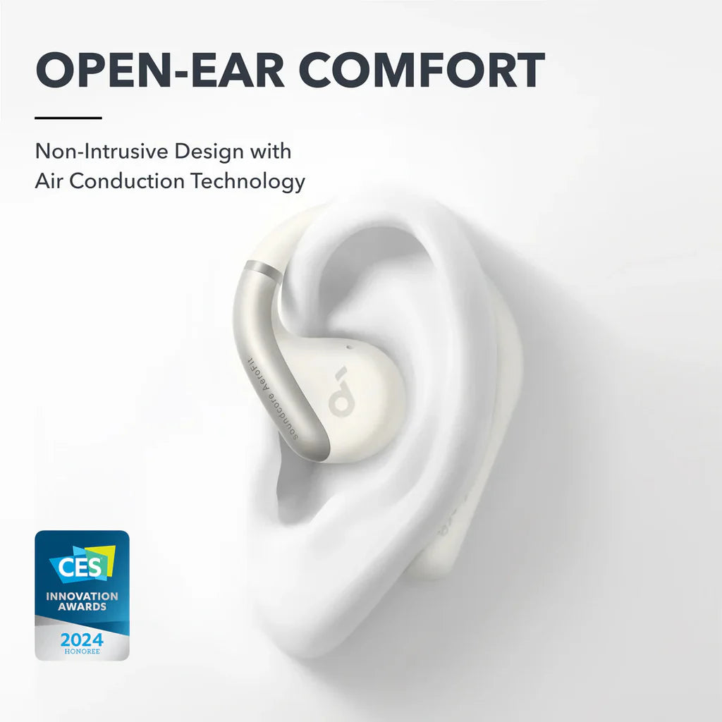 Anker Soundcore Aerofit Open-Ear Headphones W/ Hook - White (1102707)