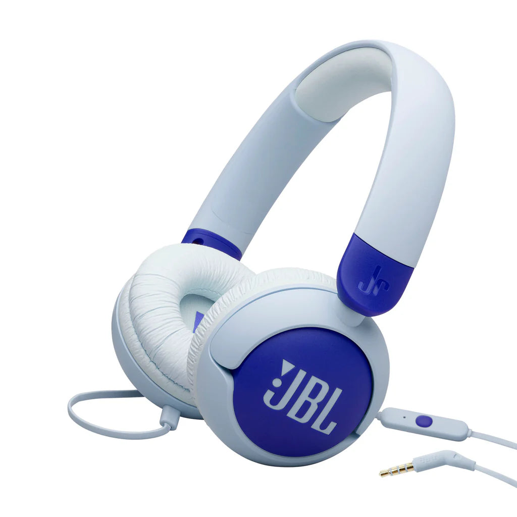 JBL JR 320 Wired On-Ear Kids Headphones - Blue ( 1103476) (MSRP $29.99)