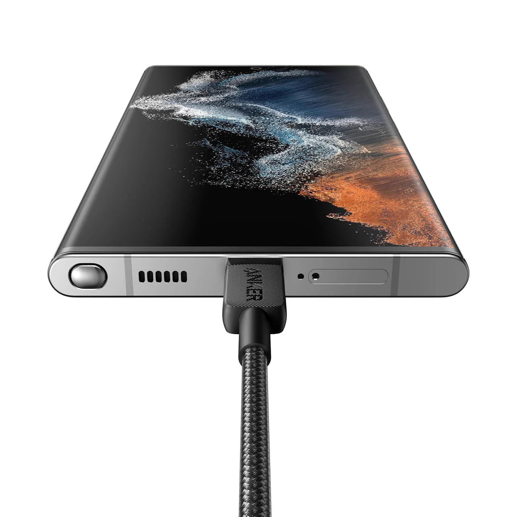Anker 60W Braided USB-C To USB-C 10' Cable - Black (1107807)