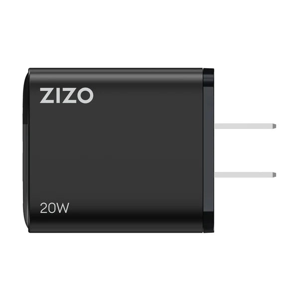 ZIZO PowerVault 20W USB-C + USB-A Wall Charger with Digital Power Display - Black (1102623)