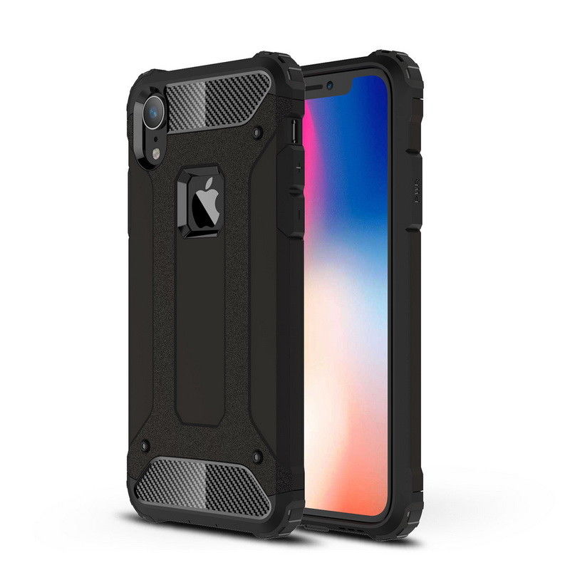 iPhone X/Xs Hybrid Armor TPU PC Case Black 1650