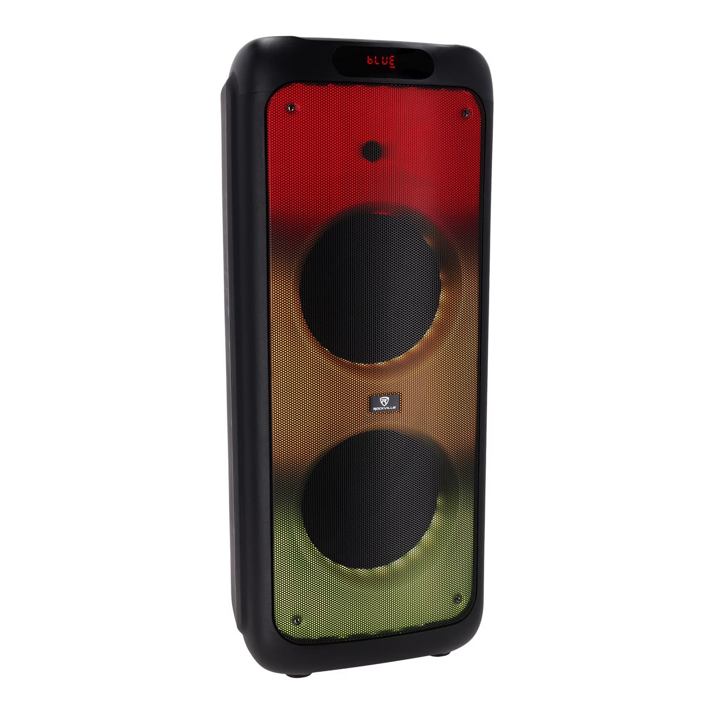 VIDVIE 1002 BASS PARTY 10 Dual 10 inch Portable Battery LED Party Bluetooth Speaker (Black) ( 1108035) (MSRP $439.99) (Only For Pick NO Shipping )