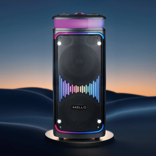 MELLO WAVE 2 X 8" INCH 6000 WATTS PARTY SPEAKER(1103324) (MSRP $299.99)