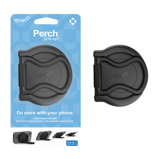 Wingocase   Universal Perch Phone Stand with Grip Black (1103142) (MSRP $29.99)