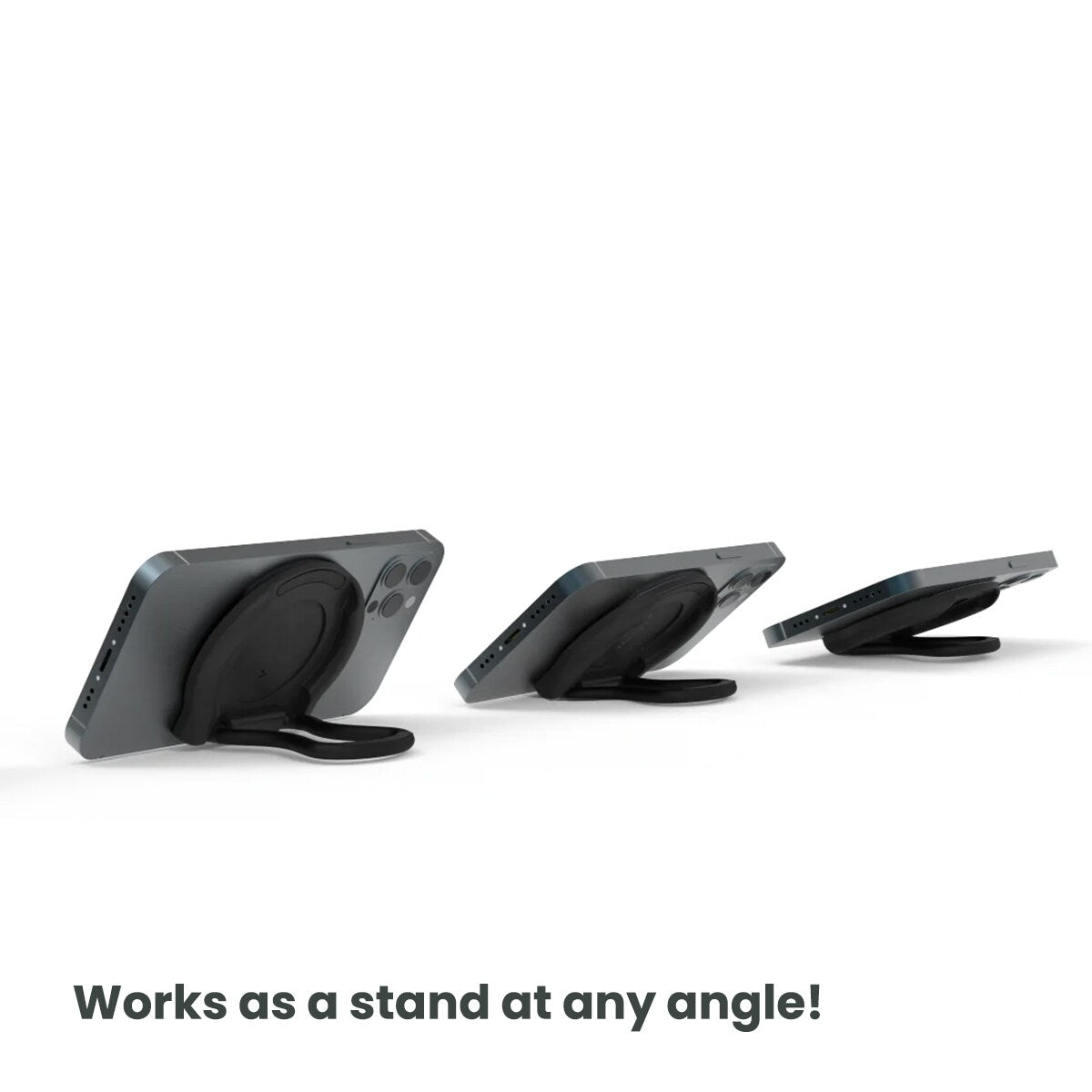 Wingocase   Universal Perch Phone Stand with Grip Black (1103142) (MSRP $29.99)