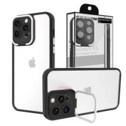 Apple iPhone 14 Pro Chrome Premium Case - Clear/Black (1104582)