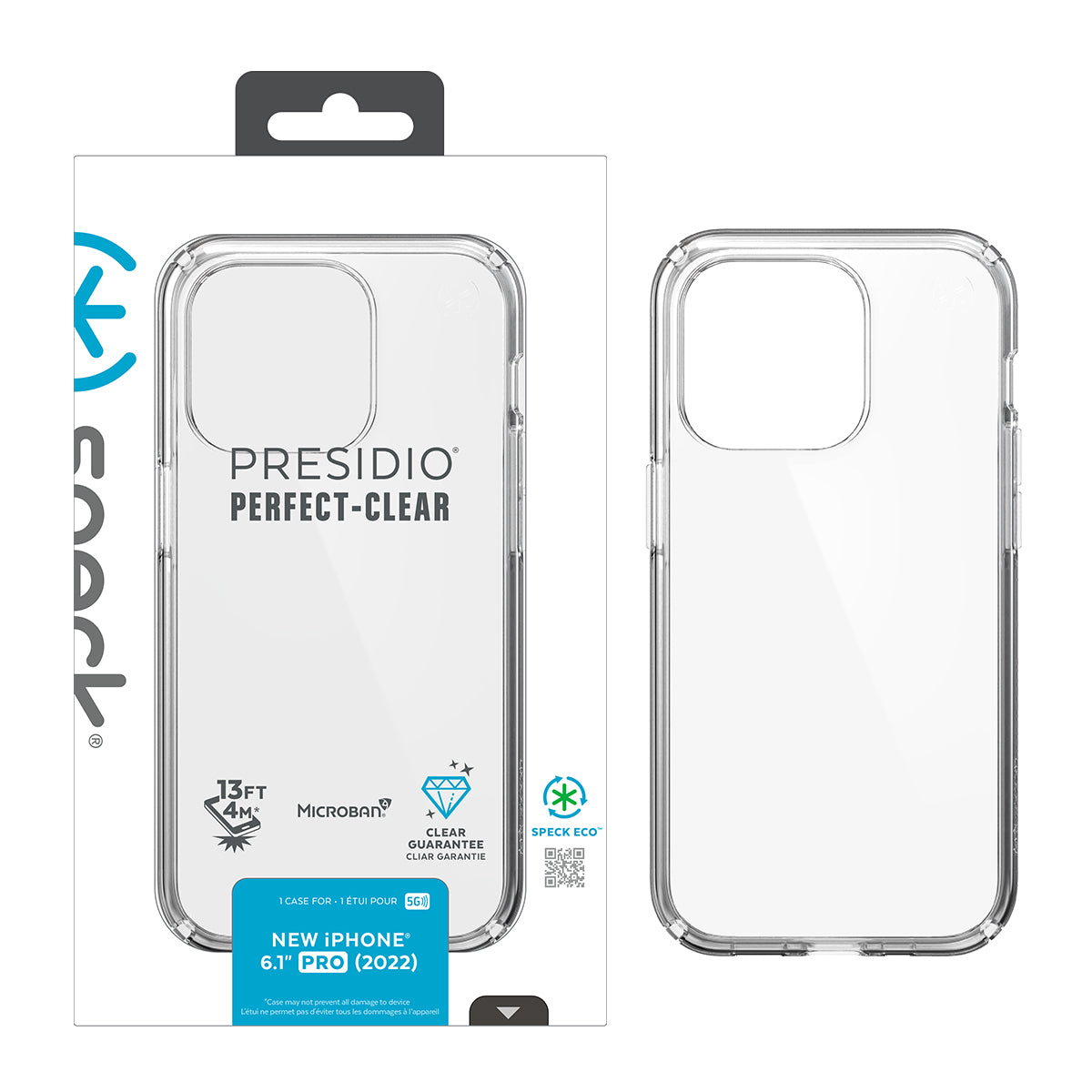 SPECK Apple iPhone 14 Pro PRESIDIO PERFECT-CLEAR Case CLEAR (1104906)