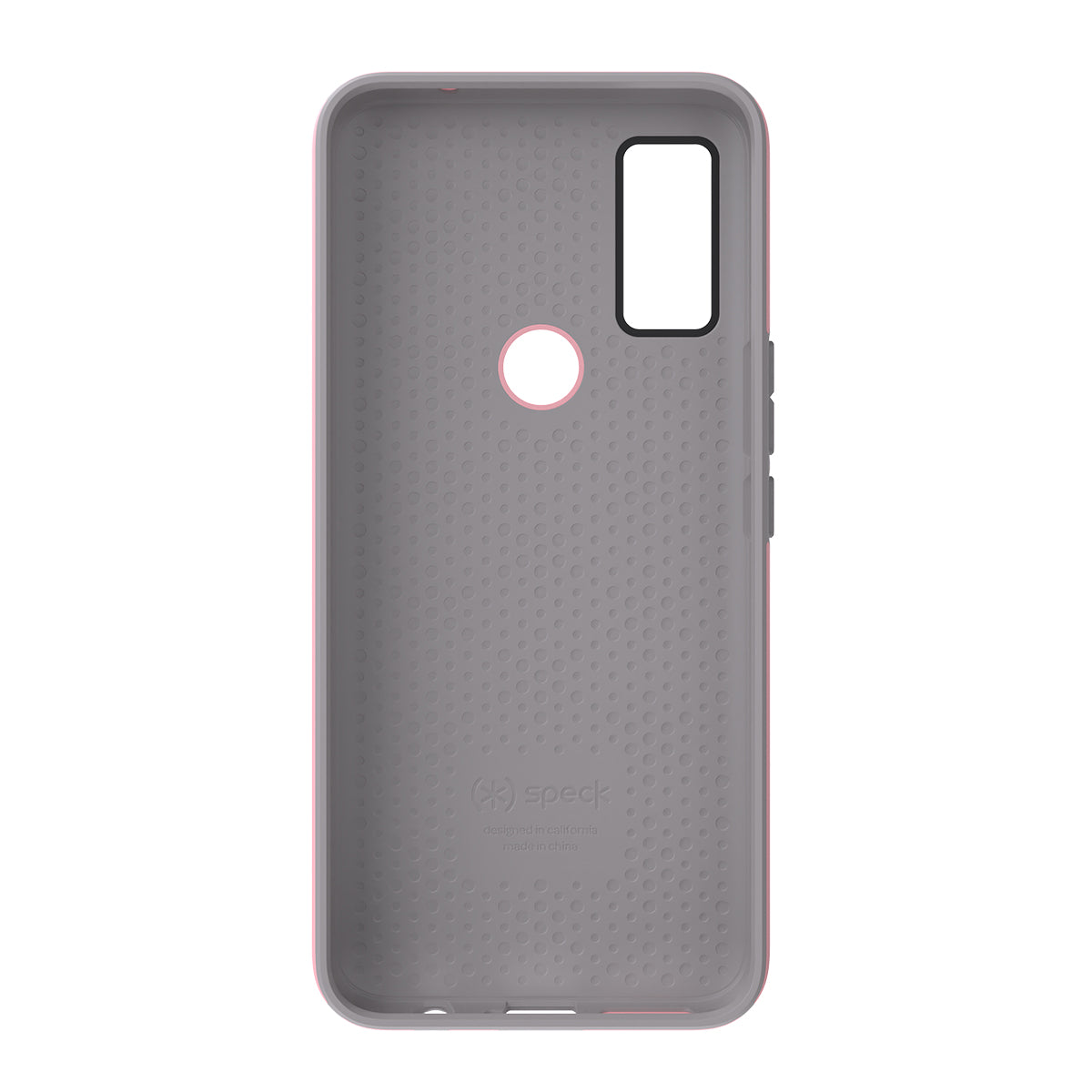 Cricket Innovate E 5G SPECK IMPACT HERO Slim Dual-Layer Case - ROSY PINK/ CATHEDRAL GREY (1105050)