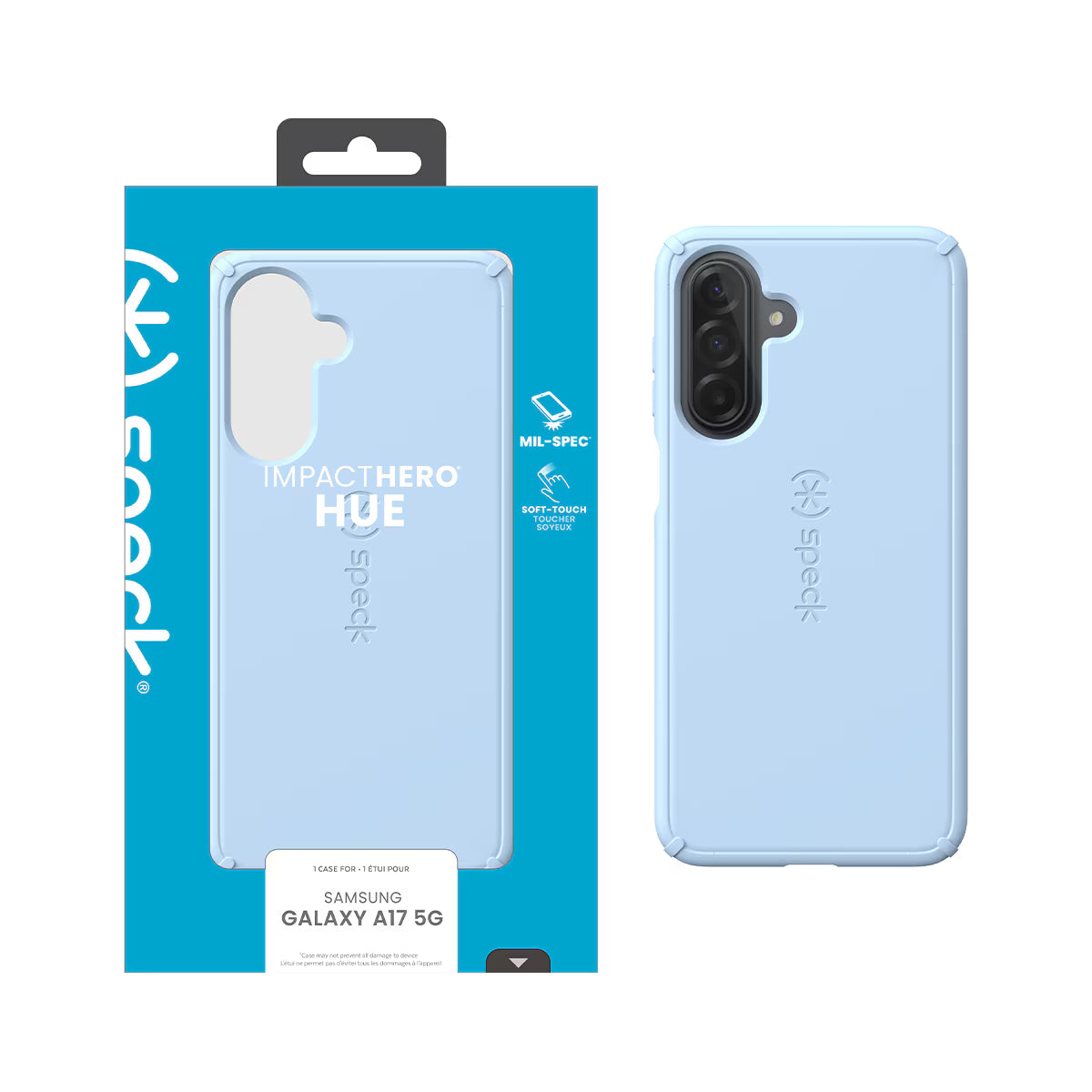 Speck IMPACT HERO HUE Samsung Galaxy A17 5G, Samsung Galaxy A16 5G Cornflower Blue (1108115) (MSRP $69.99)