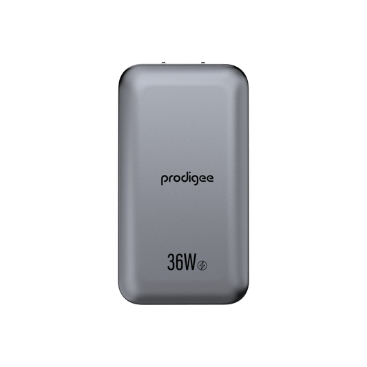 Prodigee Slim 36W Dual Wall Charger With GaN Technology  (1103016)