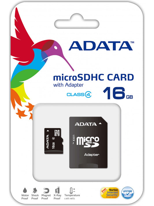 Adata 16GB Memory Card MicroSDHC Class 10 (1094)